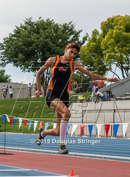 Thumbnail 2 in CIF State Track and Field Championships (Girls Triple Jump Finals) photogallery.