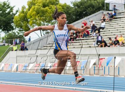 Thumbnail 3 in CIF State Track and Field Championships (Girls Triple Jump Finals) photogallery.