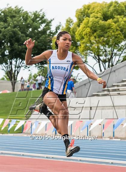 Thumbnail 3 in CIF State Track and Field Championships (Girls Triple Jump Finals) photogallery.