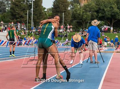 Thumbnail 1 in CIF State Track and Field Championships (Girls Triple Jump Finals) photogallery.