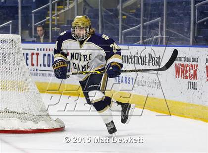 Thumbnail 1 in Notre Dame Catholic vs. Bergen Catholic (Notre Dame New Year's Invitational Semifinal) photogallery.