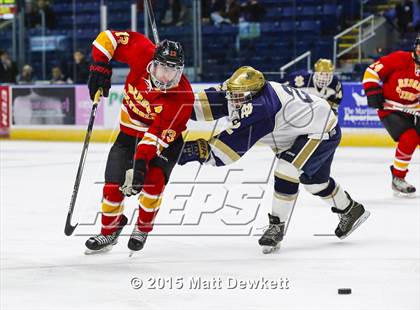 Thumbnail 1 in Notre Dame Catholic vs. Bergen Catholic (Notre Dame New Year's Invitational Semifinal) photogallery.