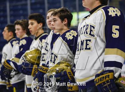 Thumbnail 1 in Notre Dame Catholic vs. Bergen Catholic (Notre Dame New Year's Invitational Semifinal) photogallery.