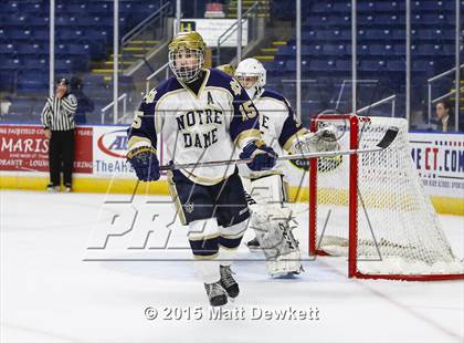 Thumbnail 1 in Notre Dame Catholic vs. Bergen Catholic (Notre Dame New Year's Invitational Semifinal) photogallery.