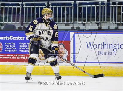 Thumbnail 2 in Notre Dame Catholic vs. Bergen Catholic (Notre Dame New Year's Invitational Semifinal) photogallery.
