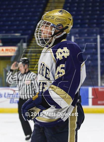 Thumbnail 3 in Notre Dame Catholic vs. Bergen Catholic (Notre Dame New Year's Invitational Semifinal) photogallery.