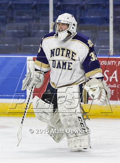 Thumbnail 2 in Notre Dame Catholic vs. Bergen Catholic (Notre Dame New Year's Invitational Semifinal) photogallery.