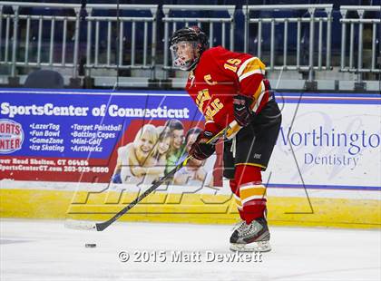 Thumbnail 3 in Notre Dame Catholic vs. Bergen Catholic (Notre Dame New Year's Invitational Semifinal) photogallery.