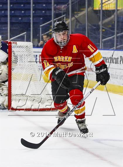 Thumbnail 2 in Notre Dame Catholic vs. Bergen Catholic (Notre Dame New Year's Invitational Semifinal) photogallery.