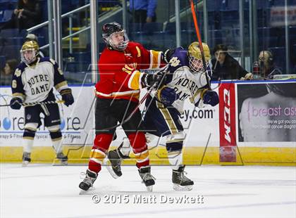 Thumbnail 1 in Notre Dame Catholic vs. Bergen Catholic (Notre Dame New Year's Invitational Semifinal) photogallery.
