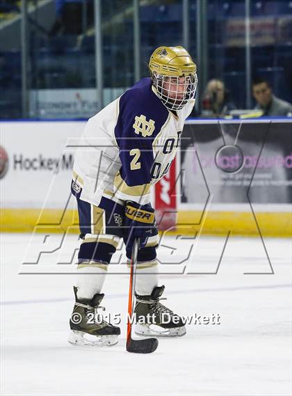 Thumbnail 1 in Notre Dame Catholic vs. Bergen Catholic (Notre Dame New Year's Invitational Semifinal) photogallery.