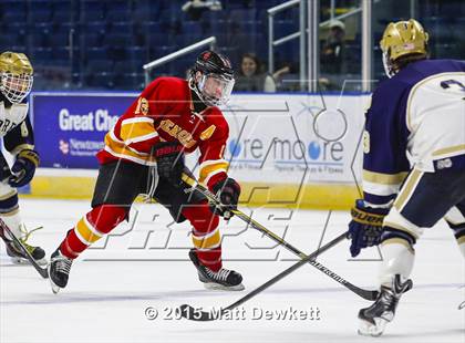 Thumbnail 2 in Notre Dame Catholic vs. Bergen Catholic (Notre Dame New Year's Invitational Semifinal) photogallery.