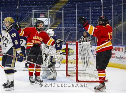 Thumbnail 2 in Notre Dame Catholic vs. Bergen Catholic (Notre Dame New Year's Invitational Semifinal) photogallery.