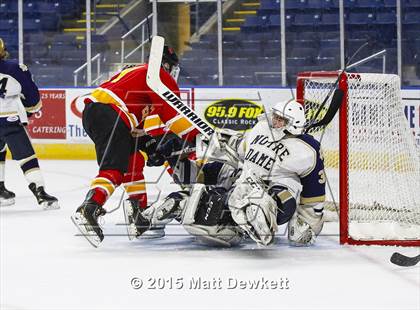Thumbnail 1 in Notre Dame Catholic vs. Bergen Catholic (Notre Dame New Year's Invitational Semifinal) photogallery.