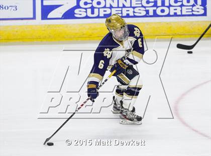 Thumbnail 3 in Notre Dame Catholic vs. Bergen Catholic (Notre Dame New Year's Invitational Semifinal) photogallery.