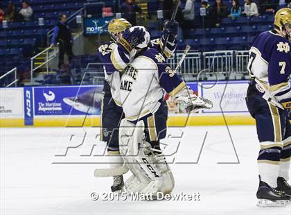 Thumbnail 3 in Notre Dame Catholic vs. Bergen Catholic (Notre Dame New Year's Invitational Semifinal) photogallery.
