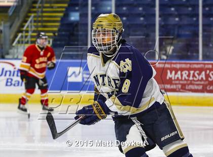 Thumbnail 2 in Notre Dame Catholic vs. Bergen Catholic (Notre Dame New Year's Invitational Semifinal) photogallery.