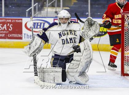 Thumbnail 1 in Notre Dame Catholic vs. Bergen Catholic (Notre Dame New Year's Invitational Semifinal) photogallery.