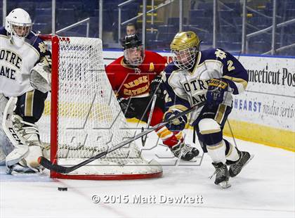 Thumbnail 1 in Notre Dame Catholic vs. Bergen Catholic (Notre Dame New Year's Invitational Semifinal) photogallery.