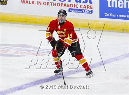 Thumbnail 2 in Notre Dame Catholic vs. Bergen Catholic (Notre Dame New Year's Invitational Semifinal) photogallery.