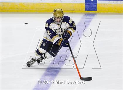 Thumbnail 1 in Notre Dame Catholic vs. Bergen Catholic (Notre Dame New Year's Invitational Semifinal) photogallery.