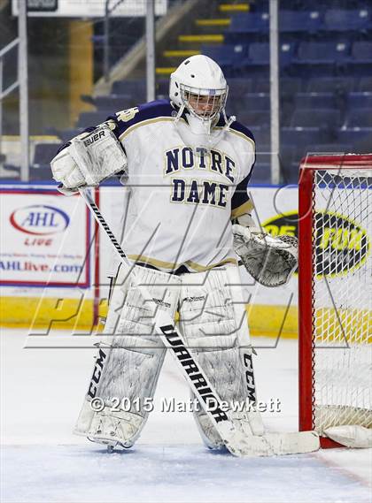 Thumbnail 1 in Notre Dame Catholic vs. Bergen Catholic (Notre Dame New Year's Invitational Semifinal) photogallery.
