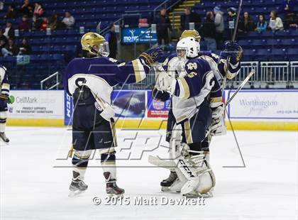 Thumbnail 1 in Notre Dame Catholic vs. Bergen Catholic (Notre Dame New Year's Invitational Semifinal) photogallery.