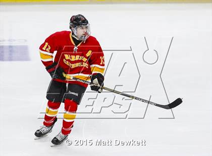 Thumbnail 1 in Notre Dame Catholic vs. Bergen Catholic (Notre Dame New Year's Invitational Semifinal) photogallery.