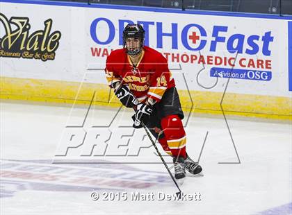 Thumbnail 1 in Notre Dame Catholic vs. Bergen Catholic (Notre Dame New Year's Invitational Semifinal) photogallery.