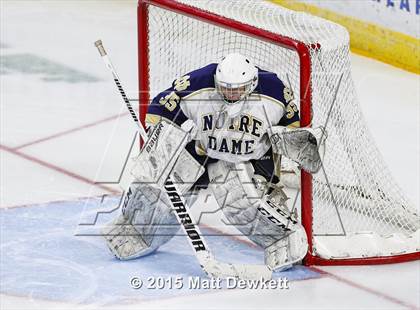 Thumbnail 3 in Notre Dame Catholic vs. Bergen Catholic (Notre Dame New Year's Invitational Semifinal) photogallery.