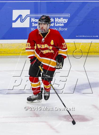Thumbnail 3 in Notre Dame Catholic vs. Bergen Catholic (Notre Dame New Year's Invitational Semifinal) photogallery.