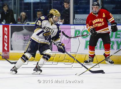 Thumbnail 2 in Notre Dame Catholic vs. Bergen Catholic (Notre Dame New Year's Invitational Semifinal) photogallery.
