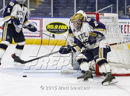 Thumbnail 3 in Notre Dame Catholic vs. Bergen Catholic (Notre Dame New Year's Invitational Semifinal) photogallery.