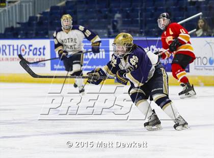 Thumbnail 1 in Notre Dame Catholic vs. Bergen Catholic (Notre Dame New Year's Invitational Semifinal) photogallery.