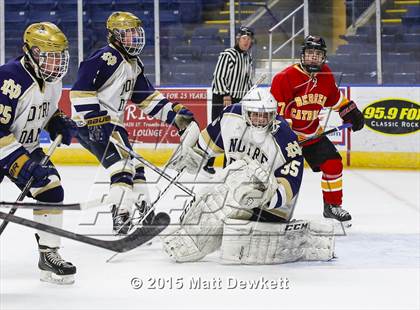 Thumbnail 1 in Notre Dame Catholic vs. Bergen Catholic (Notre Dame New Year's Invitational Semifinal) photogallery.