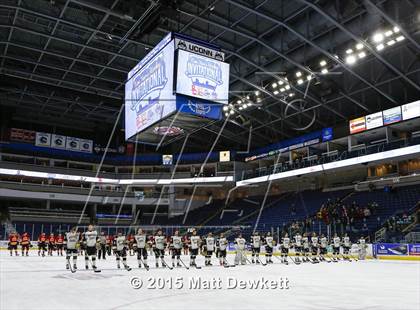 Thumbnail 1 in Notre Dame Catholic vs. Bergen Catholic (Notre Dame New Year's Invitational Semifinal) photogallery.