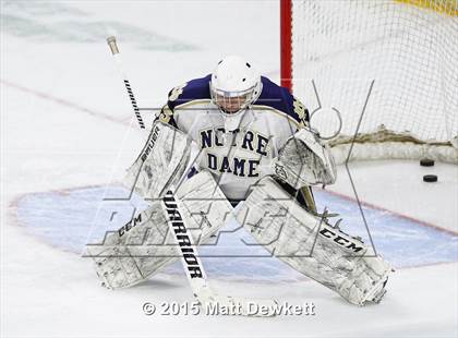 Thumbnail 1 in Notre Dame Catholic vs. Bergen Catholic (Notre Dame New Year's Invitational Semifinal) photogallery.