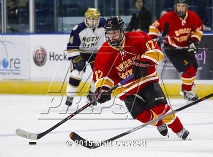 Thumbnail 3 in Notre Dame Catholic vs. Bergen Catholic (Notre Dame New Year's Invitational Semifinal) photogallery.