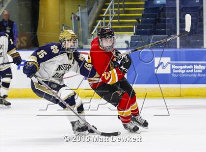 Thumbnail 3 in Notre Dame Catholic vs. Bergen Catholic (Notre Dame New Year's Invitational Semifinal) photogallery.