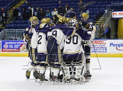 Thumbnail 1 in Notre Dame Catholic vs. Bergen Catholic (Notre Dame New Year's Invitational Semifinal) photogallery.
