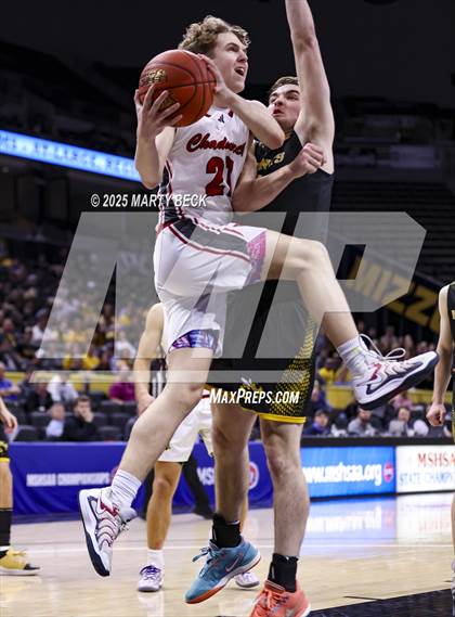 Thumbnail 3 in Chadwick vs St. Elizabeth (MSHSAA Class 1 Championship) photogallery.