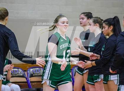 Thumbnail 2 in Ursuline Academy @ Notre Dame Academy (MIAA Division 2 Round of 32) photogallery.
