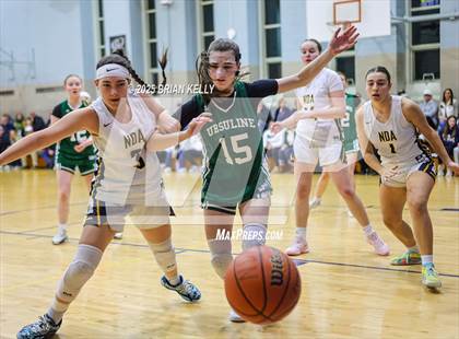Thumbnail 1 in Ursuline Academy @ Notre Dame Academy (MIAA Division 2 Round of 32) photogallery.
