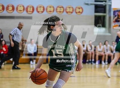 Thumbnail 2 in Ursuline Academy @ Notre Dame Academy (MIAA Division 2 Round of 32) photogallery.
