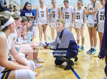 Thumbnail 1 in Ursuline Academy @ Notre Dame Academy (MIAA Division 2 Round of 32) photogallery.