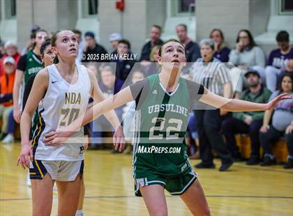 Thumbnail 1 in Ursuline Academy @ Notre Dame Academy (MIAA Division 2 Round of 32) photogallery.