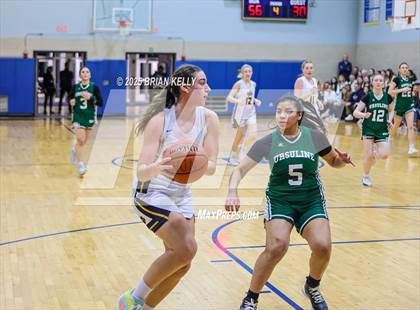Thumbnail 2 in Ursuline Academy @ Notre Dame Academy (MIAA Division 2 Round of 32) photogallery.