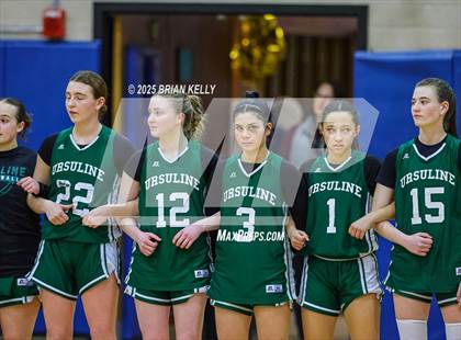 Thumbnail 3 in Ursuline Academy @ Notre Dame Academy (MIAA Division 2 Round of 32) photogallery.