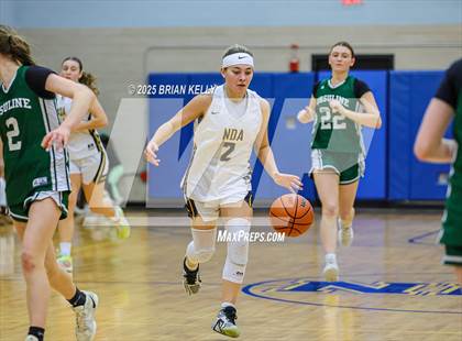 Thumbnail 2 in Ursuline Academy @ Notre Dame Academy (MIAA Division 2 Round of 32) photogallery.