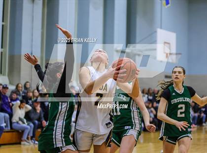Thumbnail 3 in Ursuline Academy @ Notre Dame Academy (MIAA Division 2 Round of 32) photogallery.